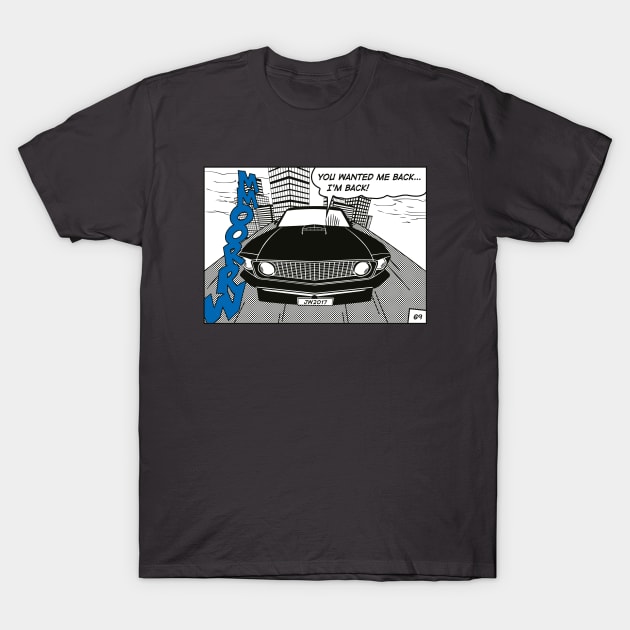 wrroomm Ford Mustang Mach 1 T-Shirt by bworkdesign